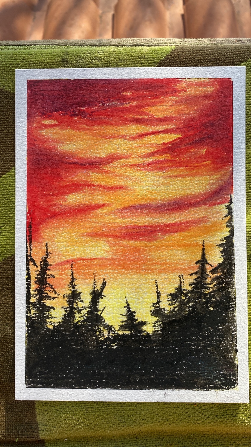 Tramonto di fuoco