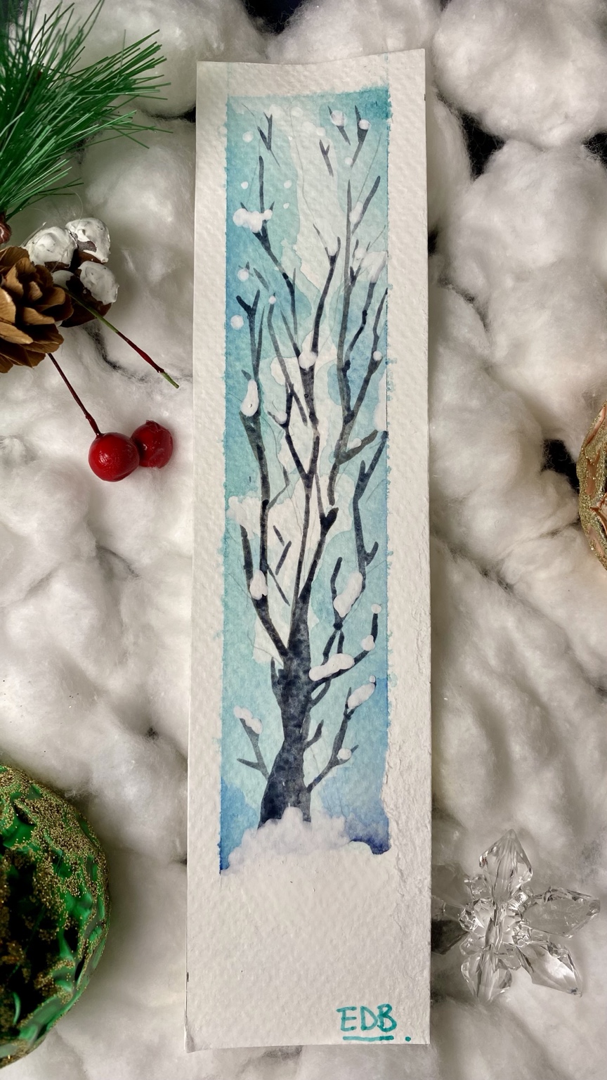 Alberi nella neve