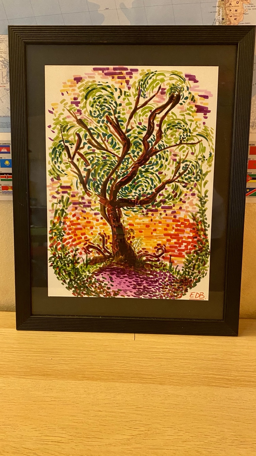 Albero dai rami intrecciati