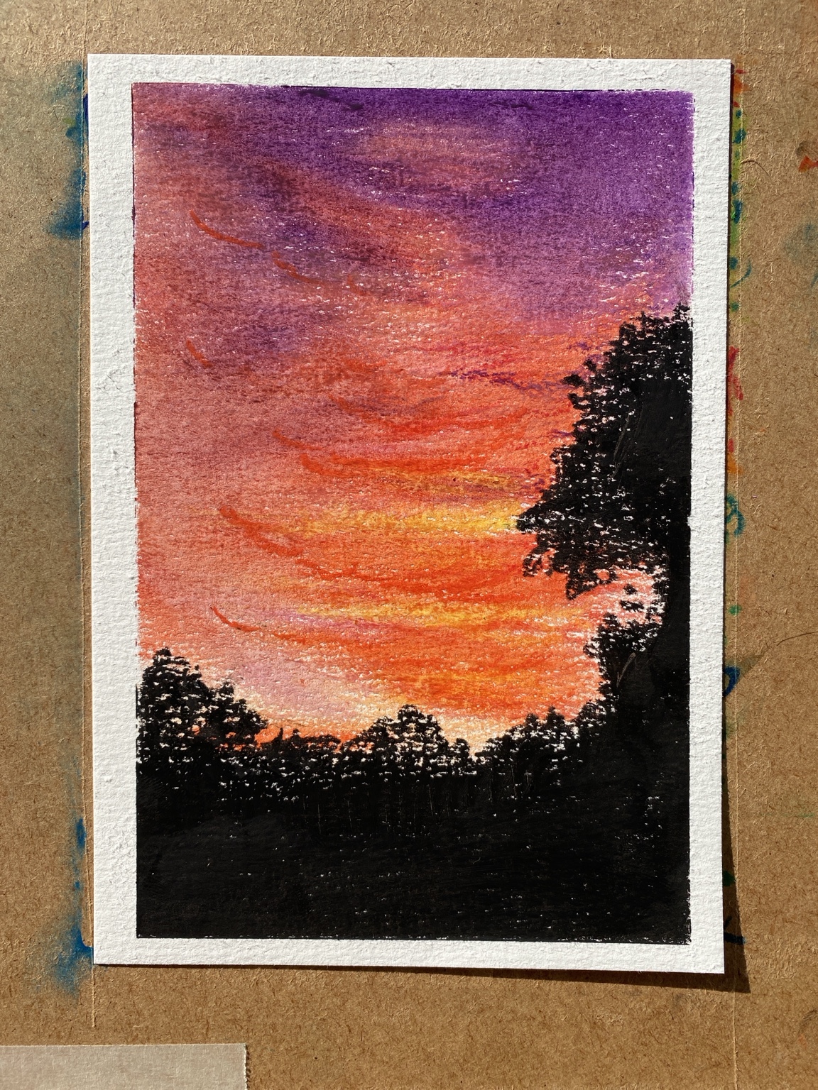 Il cielo al crepuscolo