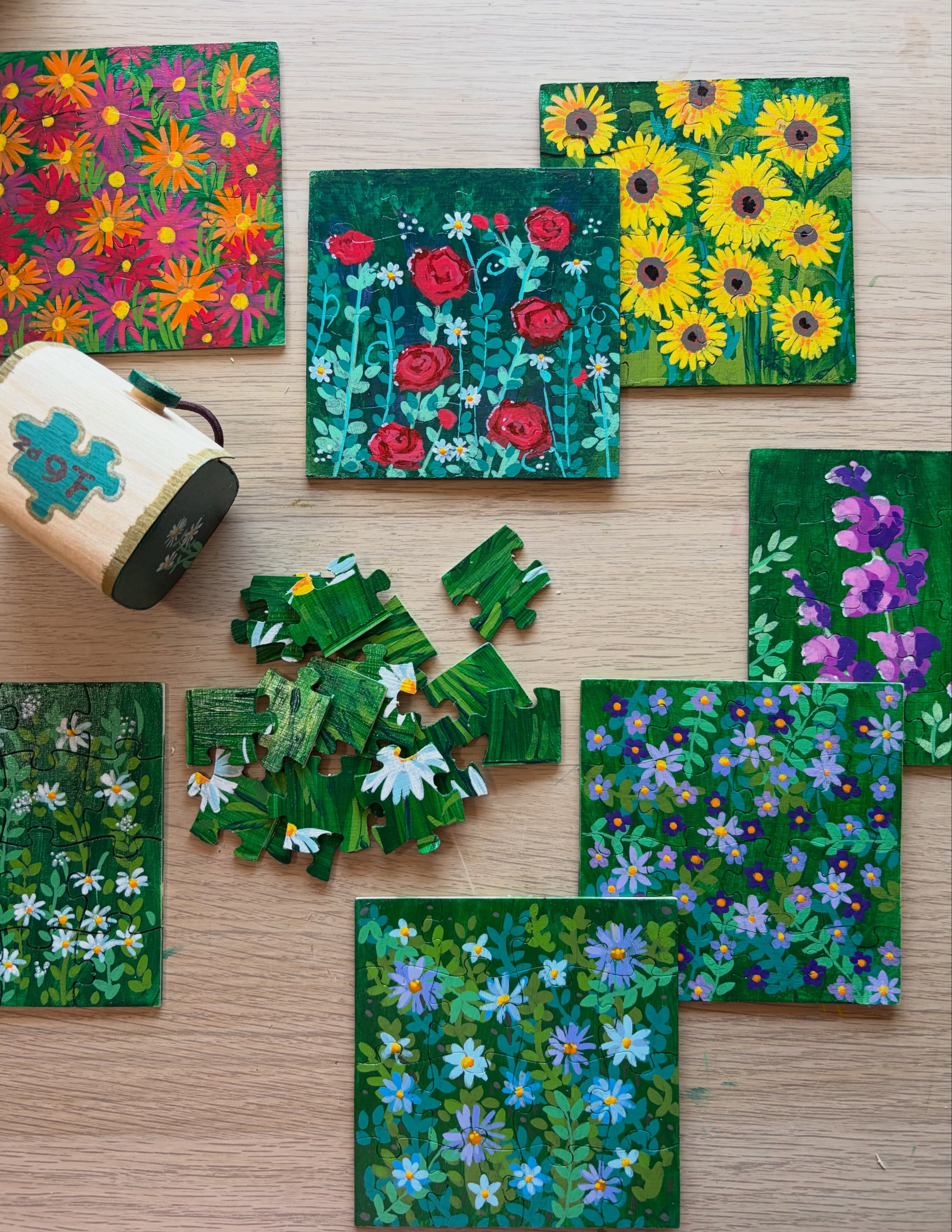 Puzzle floreali